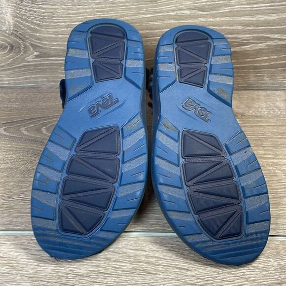 Teva Hurricane XLT 2 Little Boy Sz 2 Blue Gold Hook & Loop Sports Trail Sandals - Picture 7 of 10